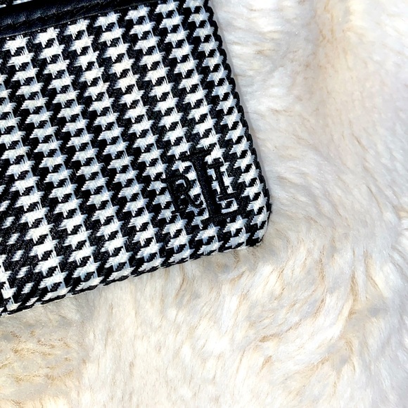 VINTAGE RALPH LAUREN HOUNDSTOOTH WRISTLET and BONJOUR BERET - Picture 4 of 9